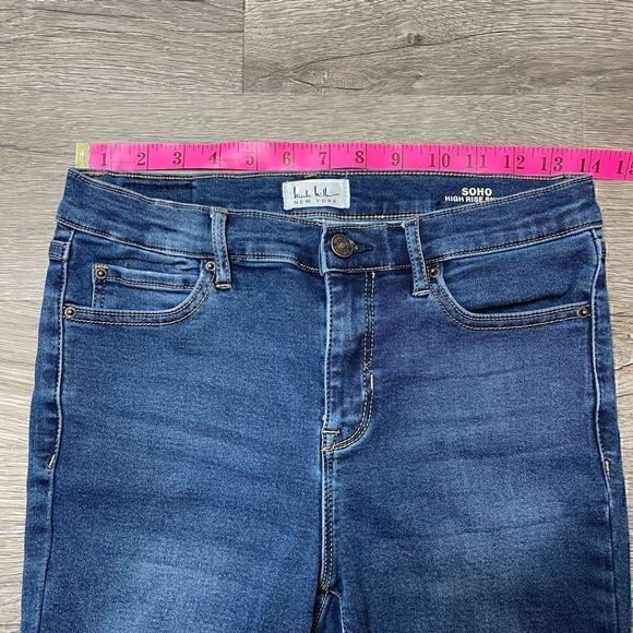 Nicole Miller Jeans Womens Size 4 SOHO High Rise Ankle Skinny Medium Wash - Picture 7 of 9